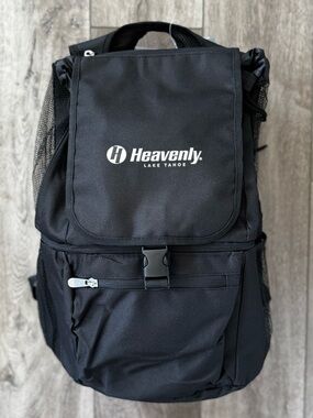 ONIVA Zuma Cooler Backpack 20-Can Capacity Logo Heavenly Lake Tahoe Picnic Time